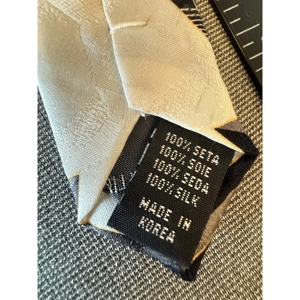 Ottimo Uomo art deco necktie cream/black